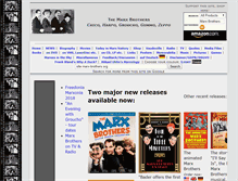 Tablet Screenshot of marx-brothers.org